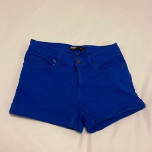 SOLD: BDG blue shorts from Urban Outfitters.